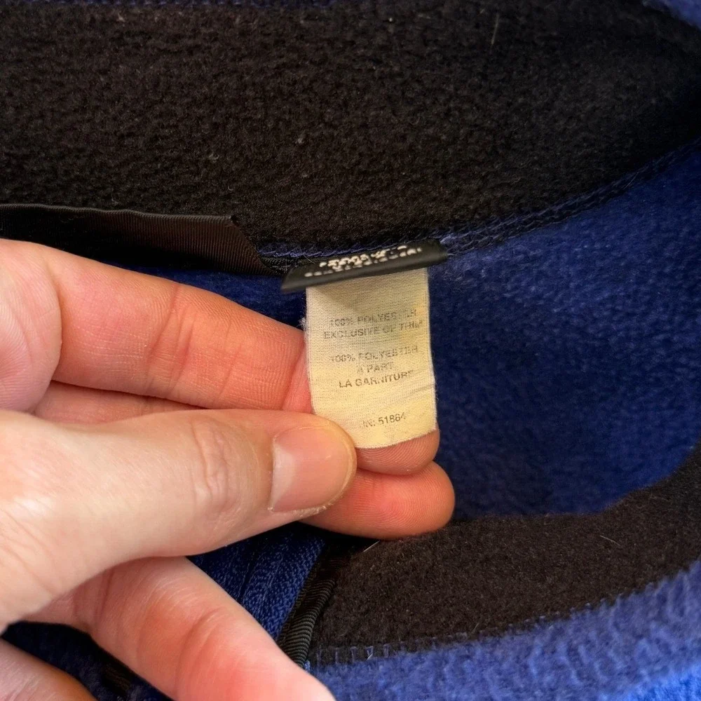 Patagonia Synchilla Fleece Vest Mens XXL Blue Full Zip Made in USA RN 51884